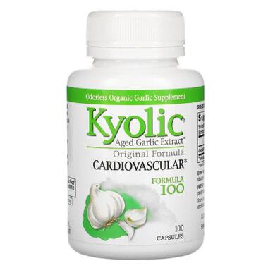 Трави Kyolic Екстракт часнику для серцево-судинної системи Aged G (WAK-10041) фото №1