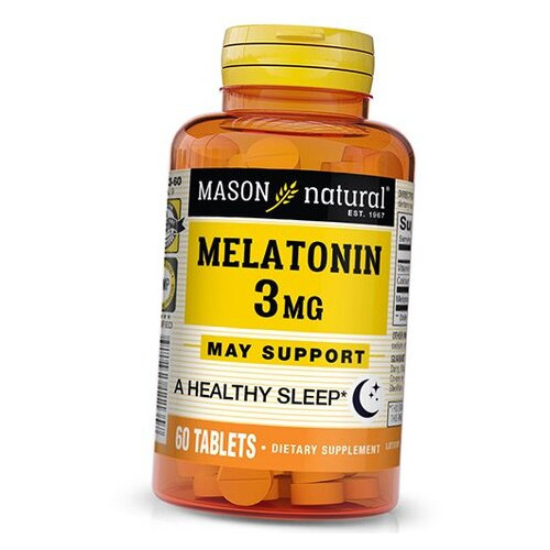Melatonin Mason Natural Melatonin 3 60 таблеток (72529002) фото №1
