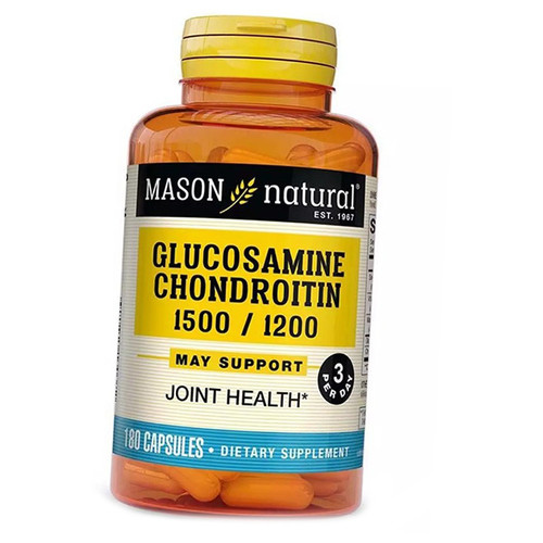 Глюкозамін Хондроїтин Mason Natural Glucosamine Chondroitin 180капс (03529002) фото №1