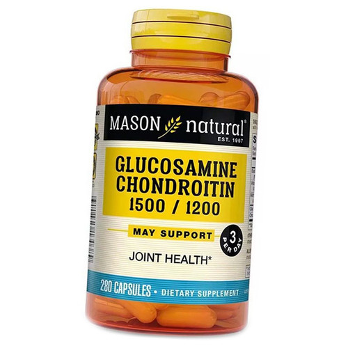 Глюкозамін Хондроїтин Mason Natural Glucosamine Chondroitin 280капс (03529002) фото №1