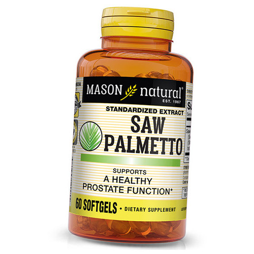 Екстракт Зі Пальметто Mason Natural Standardized Extract Saw Palmetto 160 60гелкапс (71529030) фото №1