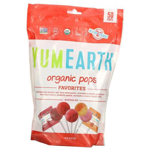 Органічні льодяники YumEarth Organic Pops Favorites 349г Фруктовий (05608001) фото №1