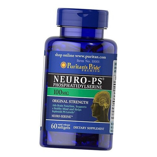 Вітаміни Puritans Pride Neuro-PS 100 60 гелкапс (72367038) фото №1