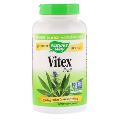 Трави Nature's Way Вітекс Vitex Fruit 400 mg 100 капсул (NWY-11923) фото №1