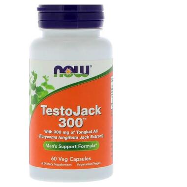 Трави Now Foods Репродуктивне Здоров'я Чоловіків ТестоДжек TestoJack 300 6 (NOW-02202) фото №1