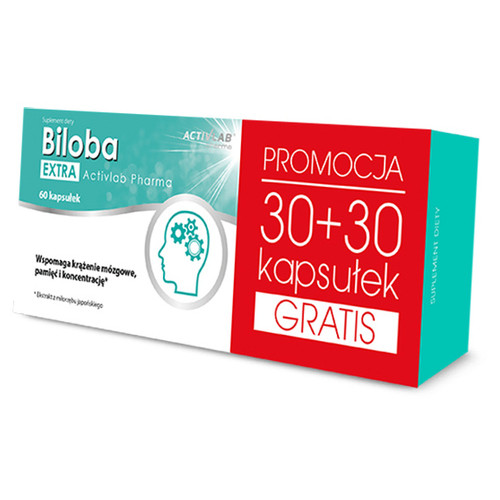 Гинкго Билоба с Витаминами Activlab Biloba Extra Pharma 60капс (71108005) фото №1