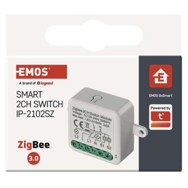 Модуль управления умным домом EMOS H5102 ZigBee 3.0 2-Channel (H5102) фото №8