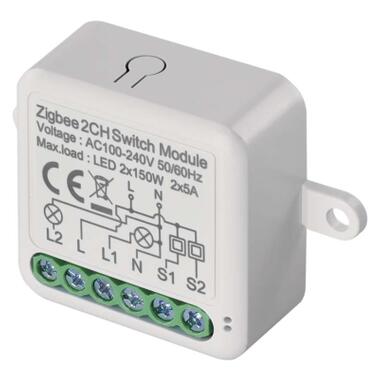 Модуль управления умным домом EMOS H5102 ZigBee 3.0 2-Channel (H5102) фото №5