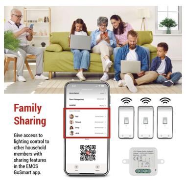 Модуль управления умным домом EMOS H5103 ZigBee 3.0 1-Channel (H5103) фото №12