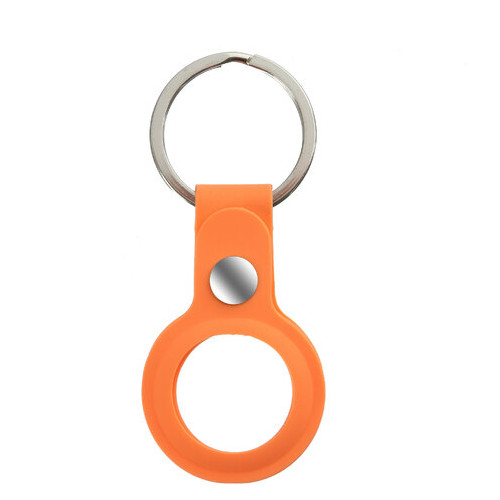 Чохол-брелок ArmorStandart AirTag Silicone Ring with Button Orange (ARM59154) фото №1