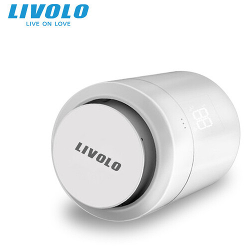 Розумна бездротова термоголовка для радіатора ZigBee Livolo фото №2