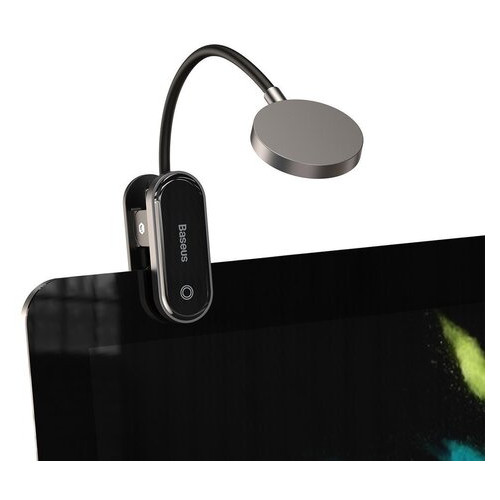 Лампа Baseus Comfort Reading Mini Clip Lamp (DGRAD-0G) темно-сіра фото №5