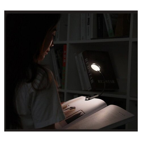 Лампа Baseus Comfort Reading Mini Clip Lamp (DGRAD-0G) темно-сіра фото №13