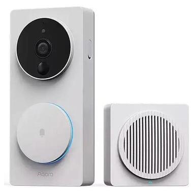 Умный видеозвонок Aqara G4 Smart Video Doorbell (ZNKSML01LM) White фото №1