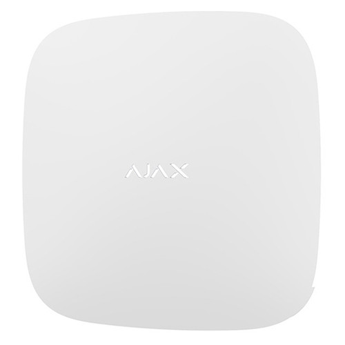Бездротова станція керування приладами Ajax Hub Plus (GSM Ethernet Wi-Fi 3G) Білий (000010642) фото №2