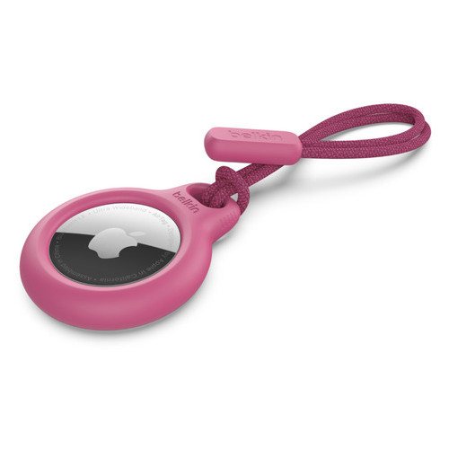 Тримач Belkin Secure Holder with Strap AirTag pink (F8W974BTPNK) фото №1