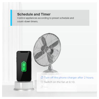 Умная розетка TP-Link Tapo P100 (2-pack) (Tapo P100(2-pack)) фото №5