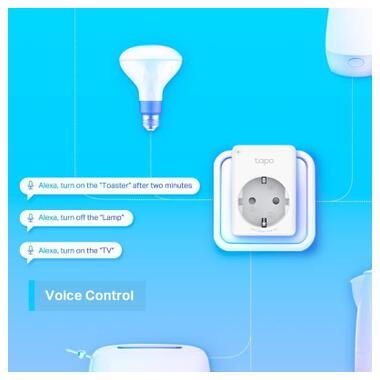 Умная розетка TP-Link Tapo P100M N300 BT 10A (TAPO-P100M) фото №4