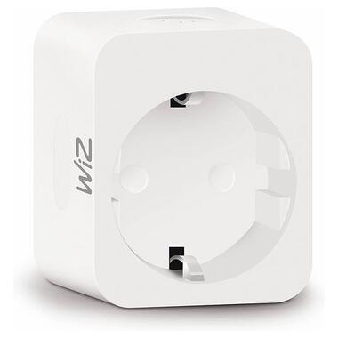 Розумна розетка WiZ Smart Plug Powermeter Type-F Wi-Fi (929002427101) фото №1