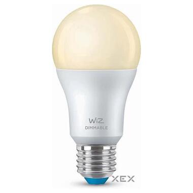 Розумна лампа WiZ E27 8W (60W 806Lm) A60 2700K димована Wi-Fi (929002450202) фото №5