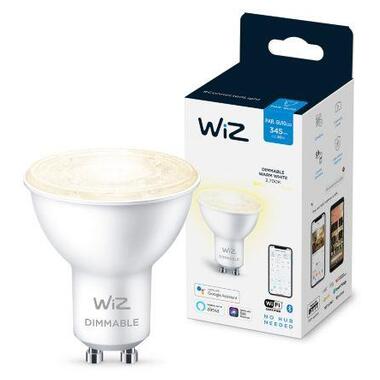 Розумна лампа WiZ GU10 4.7W (50W 400Lm) 2700K димована Wi-Fi (929002448102) фото №1