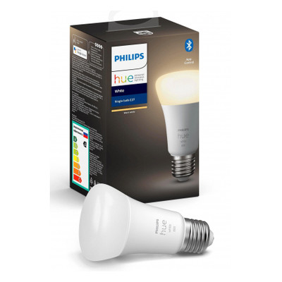 Розумна лампочка Philips Hue Single Bulb E27 White BT DIM (929001821618) фото №1