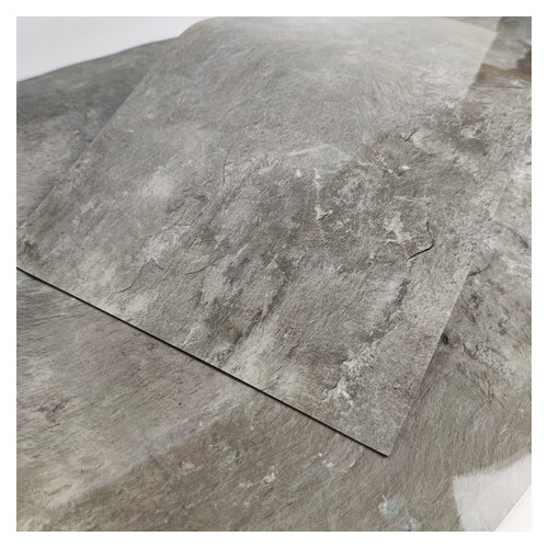 Вінілова плитка, що самоклеїться, сріблястий мармур, ціна за 1 шт. (СВП-103) Глянець (SW-00000290) фото №3