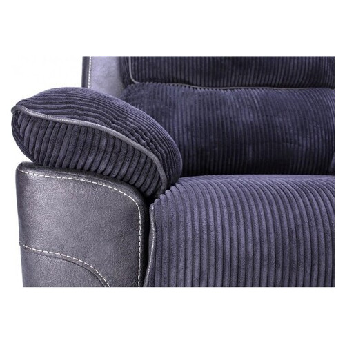 Кресло Arimax Brooks с реклайнером ткань вельвет синий (U0004222) фото №8