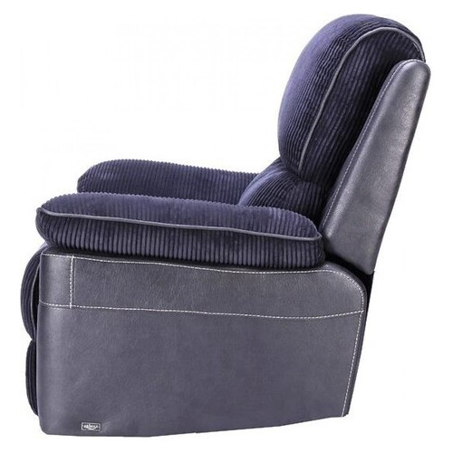 Кресло Arimax Brooks с реклайнером ткань вельвет синий (U0004222) фото №6