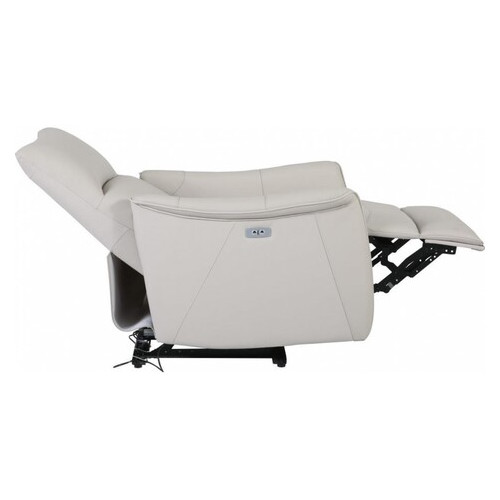 Кресло Arimax Calgary с электрореклайнером кожа светло-серый (U0000285) фото №4