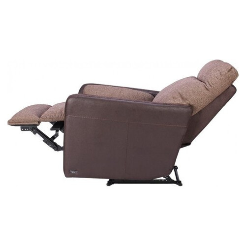 Кресло Arimax Murray с электрореклайнером ткань комбо коричневый (U0003135) фото №5
