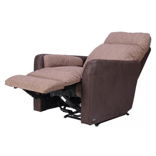 Кресло Arimax Murray с электрореклайнером ткань комбо коричневый (U0003135) фото №7