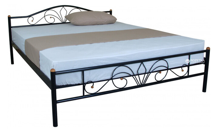 Двоспальне ліжко Eagle Lucca 140 x 200 Black (E1922) фото №1