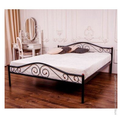 Двоспальне ліжко Eagle Polo 140 x 200 Black (E2516) фото №1