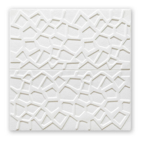 Самоклеюча декоративна стельова стінна 3D панель павутина 700x700x10мм (115) Sticker Wall (SW-00000007) фото №1