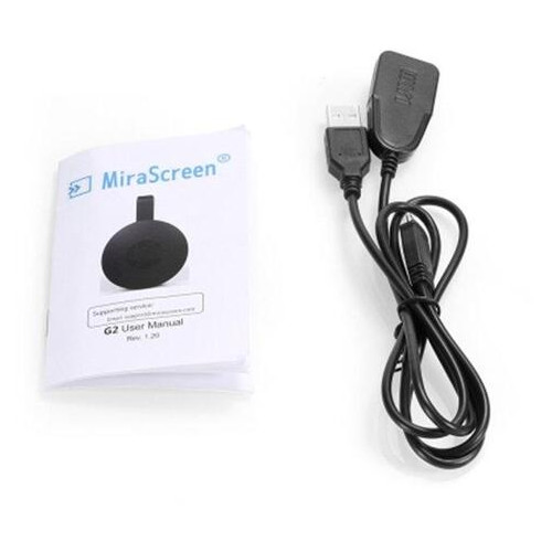 Медиаплеер беспроводной HDMI Mirascreen G2 black (ZE35006515) фото №6