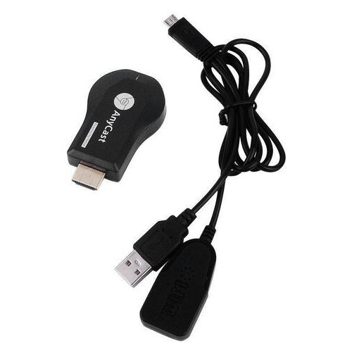 Беспроводной HDMI Wi-Fi приемник Mirascreen AnyCast M9 Plus 6784 черный (ZE35010880) фото №1