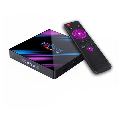 Android TV приставка Rockchip TV BOX H96 MAX |RK3318, 2GB RAM, 16GB ROM| black (12638) фото №1