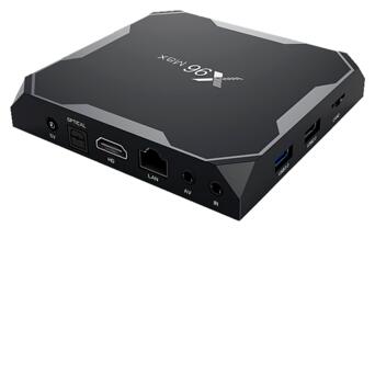 Стаціонарний медіаплеєр (смарт ТВ приставка) Vontar X96 Max Plus 2GB/16GB чорний (X96 Max Plus (2/16)_1350) фото №5