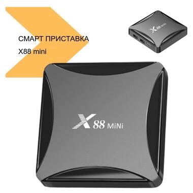 Смарт-приставка X88 mini Андроїд 11 2/16 (Чорний, бренд: XPRO) (42949-X88 mini_738) фото №2
