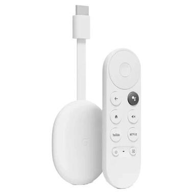 Медіаплеер Google Chromecast with Google TV HD (GA03131-US) (768221056) White  фото №1