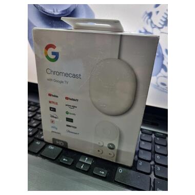 Медіаплеер Google Chromecast with Google TV HD (GA03131-US) (768221056) White  фото №13