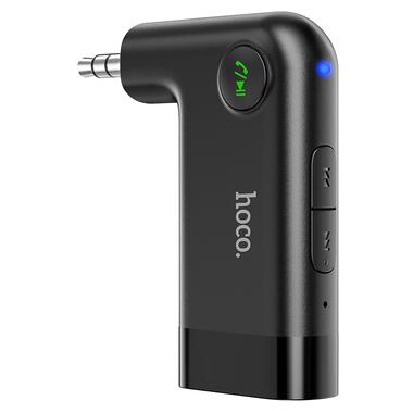 Bluetooth-ресивер HOCO E53 Dawn sound in-car AUX wireless receiver Black (6931474729750) фото №3