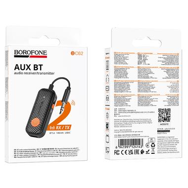 Bluetooth-ресивер BOROFONE BC62 Walker AUX BT audio receiver/transmitter (6941991124143) фото №2