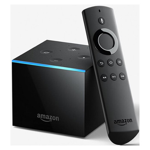 Смарт ТВ Amazon Fire TV Cube 4K with Alexa Control and Remote 2/16GB (2018) Black Англ.яз