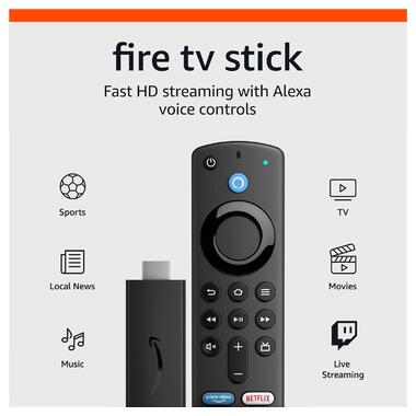 Smart-stick медіаплеєр Amazon Fire TV Stick фото №2