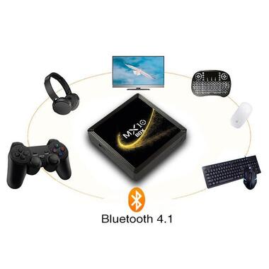 Приставка ТБ Epik Smart Android TV Box MX10s Black фото №8