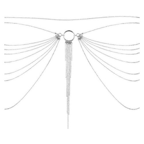 Ланцюжок трусики або ліф Bijoux Indiscrets Magnifique Waist Chain Сріблястий фото №2