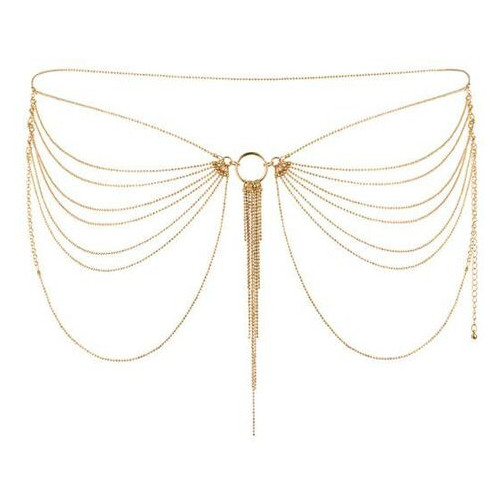Ланцюжок трусики або ліф Bijoux Indiscrets MAGNIFIQUE Waist Chain Золота фото №1