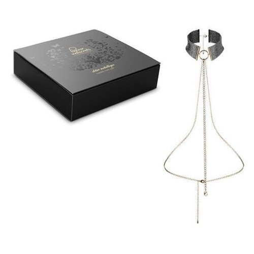 Прикраса Bijoux Indiscrets Desir Metallique Collar Чорні фото №4